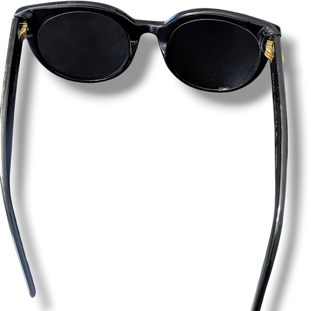 Gucci Round Chic Black Designer Prescription Sung… - image 4